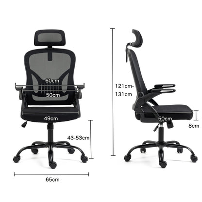Breathable Mesh Office Chair – Swivel with Adjustable Height & Support