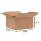 X-Large Rectangular Carton – 60x50x40 cm, 5-Ply Brown Box (Holds 25–30 kg)
